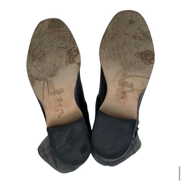 Coach Tall Marlena Leather Knee High Riding Boots 9.5 - Picture 8 of 11